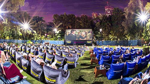 кинотеатр в парке